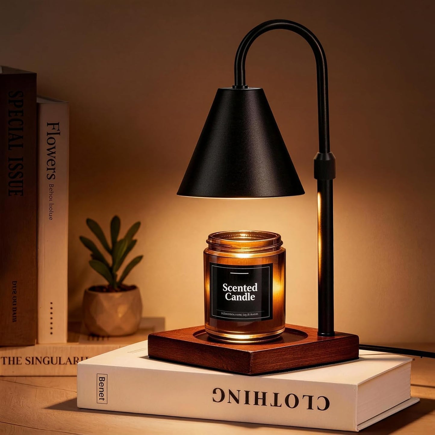 Candle Warmer Lamp with Cycle Timer, Birthday Gifts for Women Mom Her, House Warming Gifts New Home Room Decor, Wax Melt Warmer for Jar Candles with 2 Bulbs
