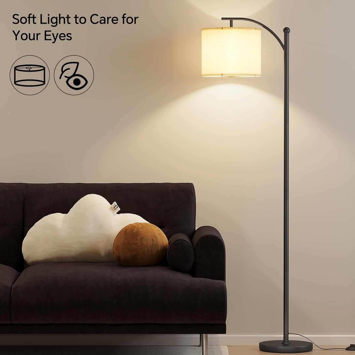 Cavina Modern 3-TCavina Modern 3-Tone Adjustable Arc Floor Lampone Adjustable Arc Floor Lamp