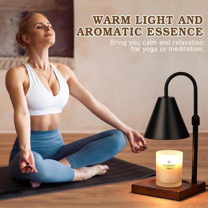Candle Warmer Lamp with Cycle Timer, Birthday Gifts for Women Mom Her, House Warming Gifts New Home Room Decor, Wax Melt Warmer for Jar Candles with 2 Bulbs