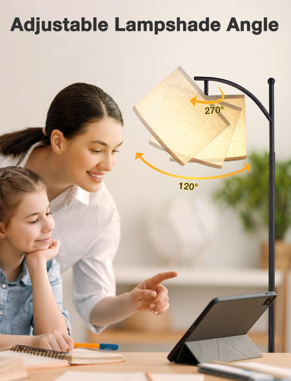 Aria Minimalist Floor Lamp or The Harrison Adjustable Floor Lamp