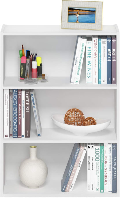 Cavina Book Shelf, 3-Tier, Storage Shelves Bookcase