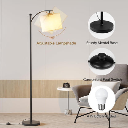 Cavina Modern 3-TCavina Modern 3-Tone Adjustable Arc Floor Lampone Adjustable Arc Floor Lamp