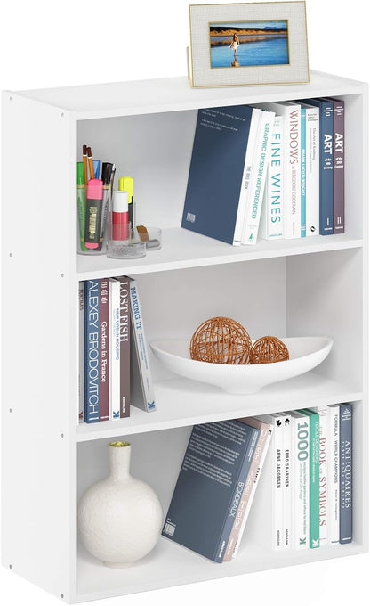 Cavina Book Shelf, 3-Tier, Storage Shelves Bookcase