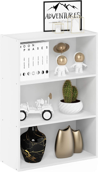 Cavina Book Shelf, 3-Tier, Storage Shelves Bookcase