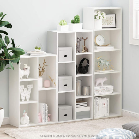 Cavina Book Shelf  5-Cube Bookshelf, Reversible Bookcase