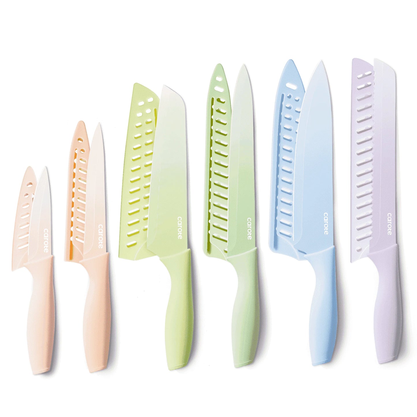 Cavina Essential Kitchen Ceramic-Coated Knife Set
