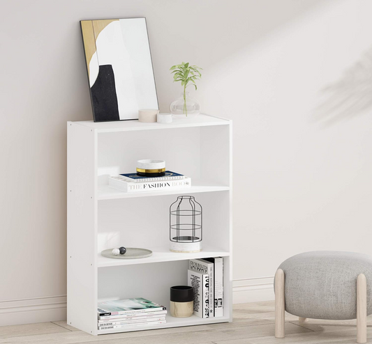 Cavina Book Shelf, 3-Tier, Storage Shelves Bookcase